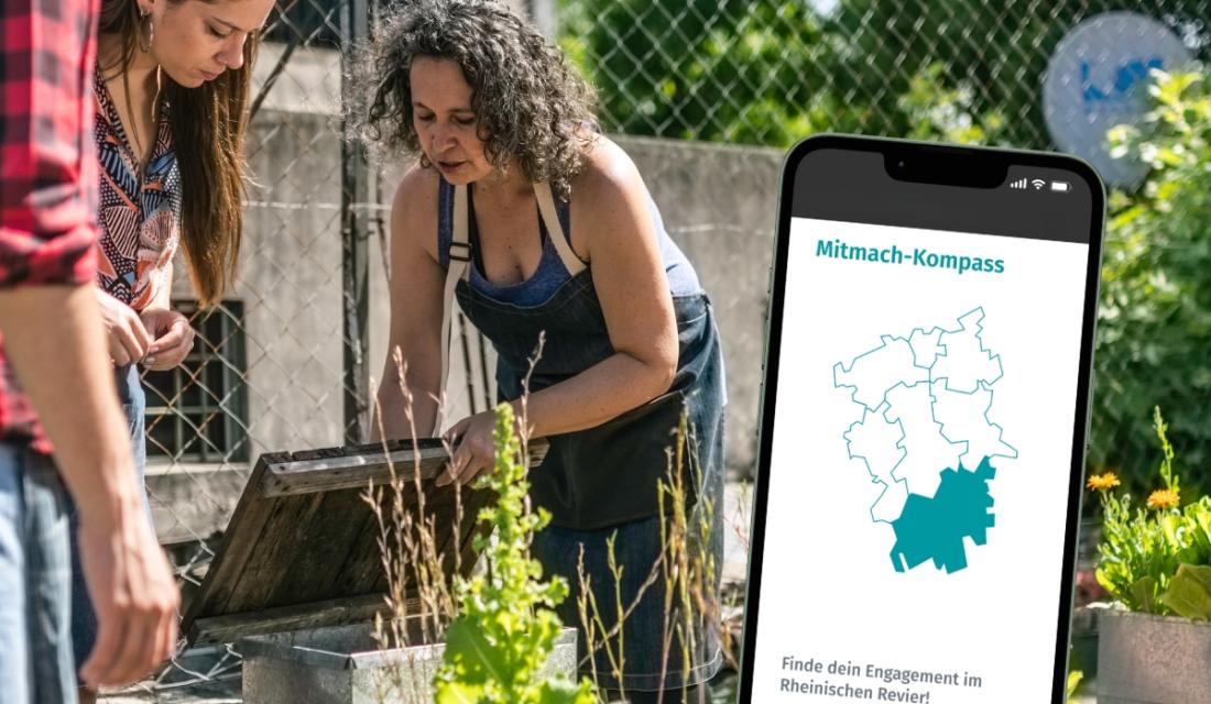 Finde den Engagement durch den Mitmach-Kompass
